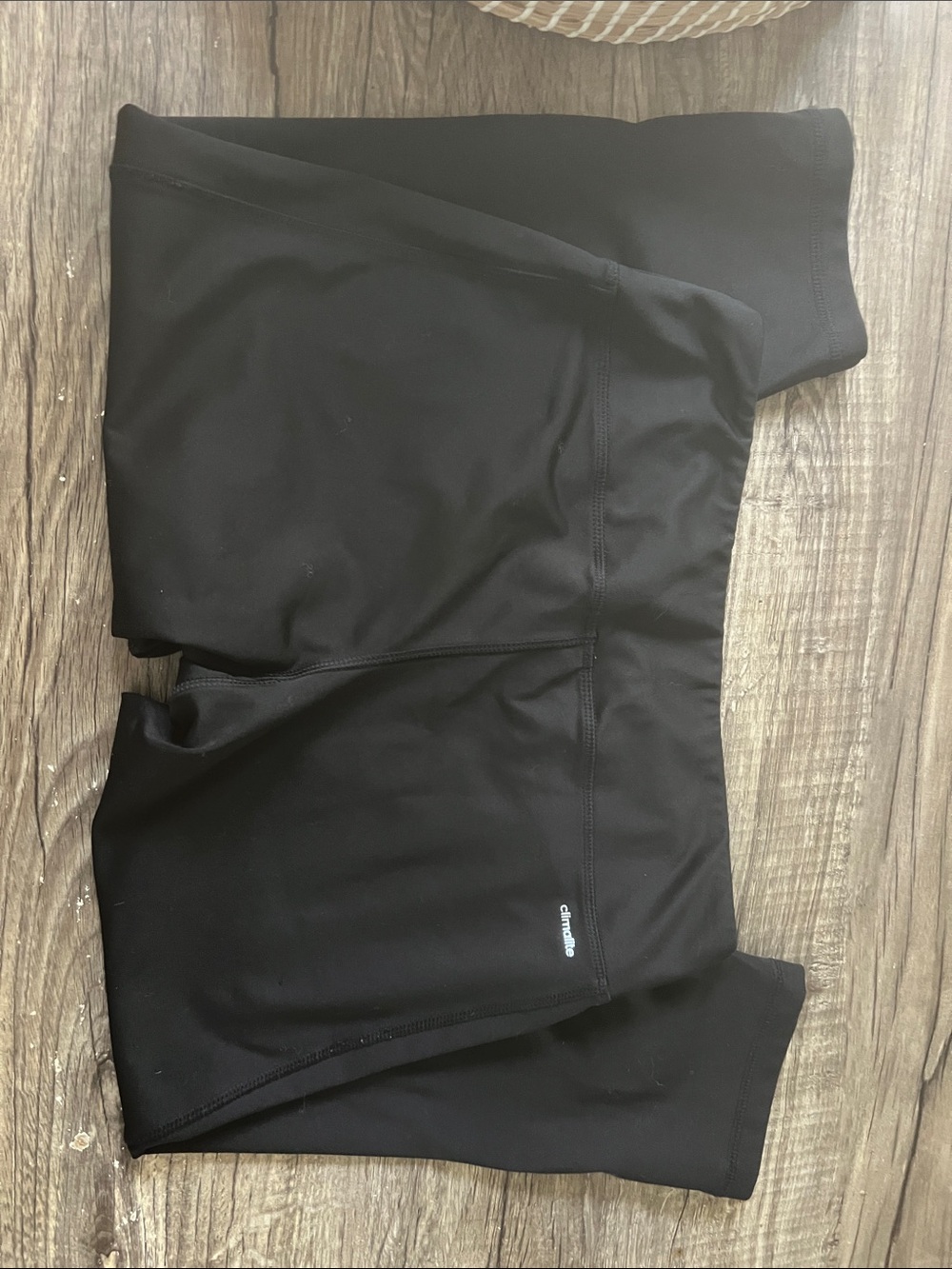 adidas Women's Black Climalite 3/4 Cropped Leggings Tights AJ9359 Size L